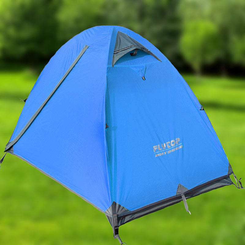 Outdoor Double Camping Rainproof Tent - Ultra-light, Windproof, Waterproof for High Mountain, Snowfield, and Outdoor Adventures