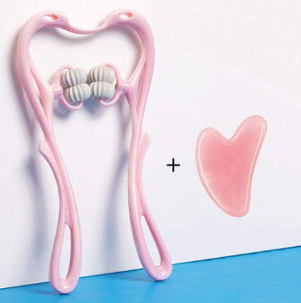 Multifunctional Manual Six-Wheel Neck Massager - Rolling Massage Tool to Relieve Neck Stiffness, Muscle Pain & Improve Circulation