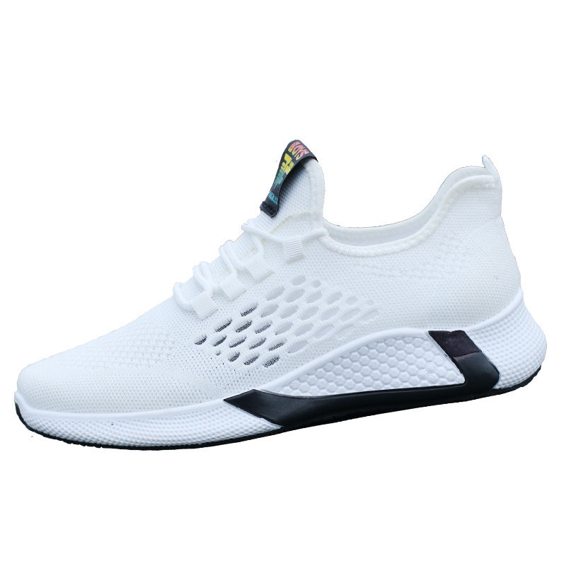 Men’s Breathable Sports Shoes – Lightweight Mesh Casual Running Shoes with Non-Slip Rubber Sole & Comfortable Insole