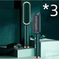 2-in-1 Hair Straightener & Curling Tong - Hot Comb, Negative Ion Dual-Purpose Electric Hair Brush with Intelligent Temperature Control