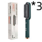 2-in-1 Hair Straightener & Curling Tong - Hot Comb, Negative Ion Dual-Purpose Electric Hair Brush with Intelligent Temperature Control