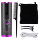 Rechargeable Automatic Hair Curler for Women - Portable Ceramic Curling Iron, LCD Display, Rotating Curling Wand, Ideal for Curls & Waves