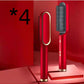 2-in-1 Hair Straightener & Curling Tong - Hot Comb, Negative Ion Dual-Purpose Electric Hair Brush with Intelligent Temperature Control