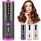 Rechargeable Automatic Hair Curler for Women - Portable Ceramic Curling Iron, LCD Display, Rotating Curling Wand, Ideal for Curls & Waves