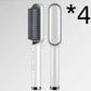 2-in-1 Hair Straightener & Curling Tong - Hot Comb, Negative Ion Dual-Purpose Electric Hair Brush with Intelligent Temperature Control
